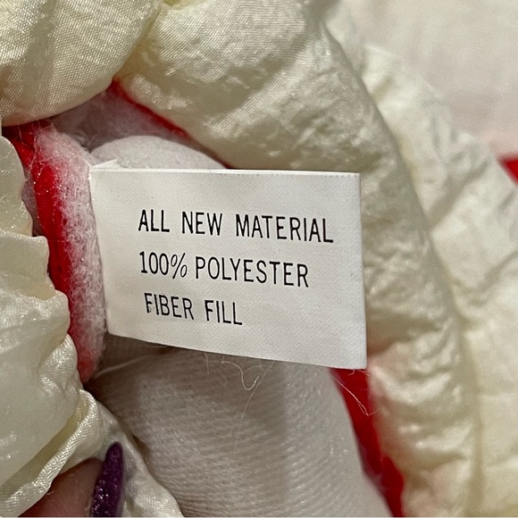 Vintage Reindeer Plush Christmas Stocking 3D Nylon Parachute - Picture 5 of 7